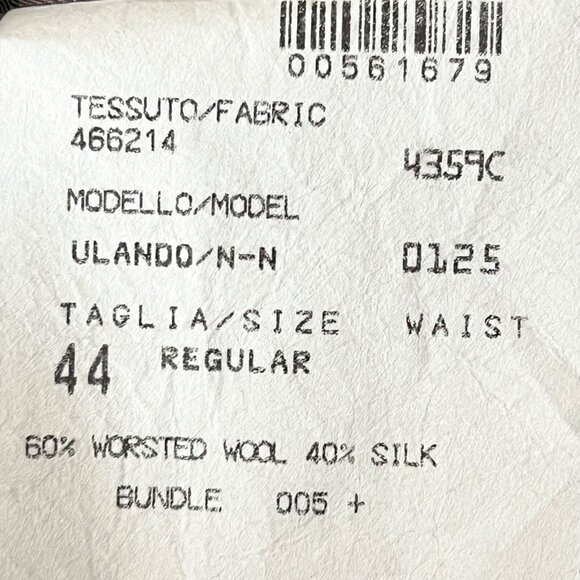 Tallia Uomo For Nordstrom Men's Wool & Silk Blend Brown Blazer Size 44 Regular - Picture 9 of 11